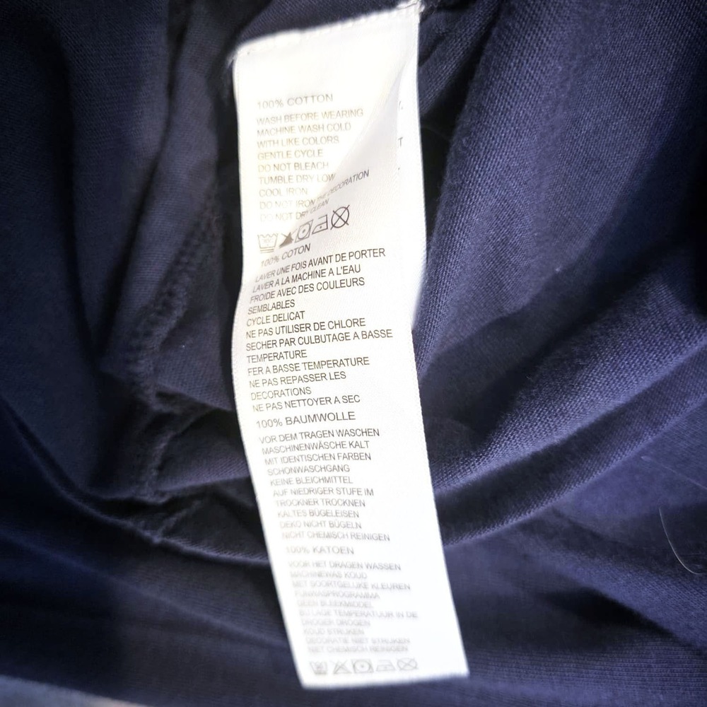 Tommy Bahama Men's Long Sleeve T-Shirt Size L Navy Dry Fit Workout - Picture 3 of 9